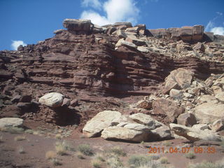 Canyonlands Lathrop hike/run - sign