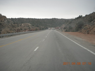 3 7j8. drive south from Moab