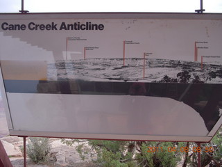 46 7j8. Anticline Overlook sign