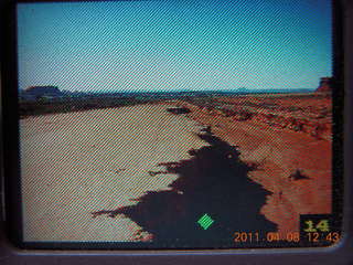 Canyonlands Needles - Needles Outpost - Tracey's pictures of washed out airstrip