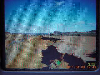 165 7j8. Canyonlands Needles - Needles Outpost - Tracey's pictures of washed out airstrip