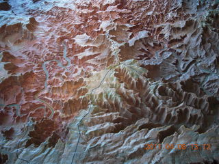 172 7j8. Canyonlands Needles - relief map in visitors center
