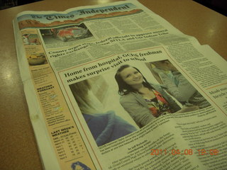 1 7j9. a local newspaper with local news