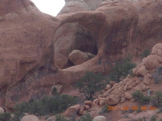 59 7j9. Arches Devil's Garden hike - Double-O Arch