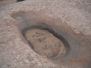 185 7j9. Dead Horse Point - Big Horn hike - pothole