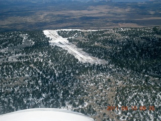 45 7ja. aerial - Cedar Mountain airstrip
