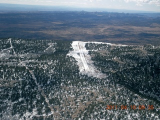 46 7ja. aerial - Cedar Mountain airstrip