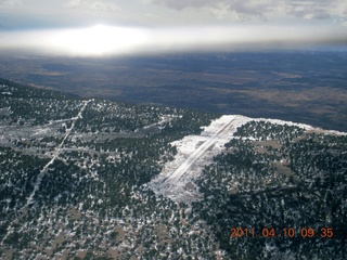 47 7ja. aerial - Cedar Mountain airstrip