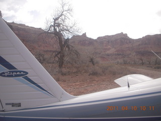 87 7ja. Mexican Mountain airstrip run - N8377W