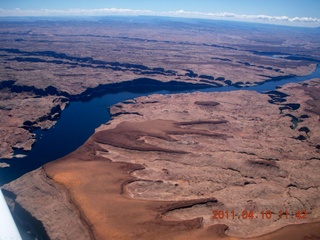 196 7ja. aerial - Hite to Bullfrog Basin - Lake Powell