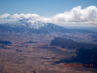 211 7ja. aerial - Bullfrog Basin to Kaiparowits Plateau - Lake Powell area - Navajo Mountain