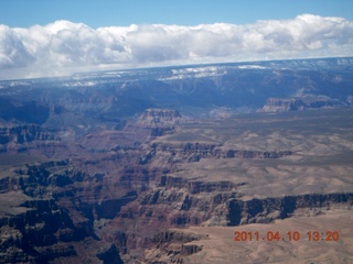 240 7ja. aerial - Page to Flagstaff - Little Colorado River canyon