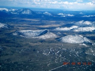 252 7ja. aerial - Page to Flagstaff - sunken volcanos