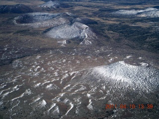 254 7ja. aerial - Page to Flagstaff - sunken volcanos