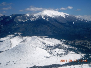 258 7ja. aerial - Page to Flagstaff - Humphries Peak