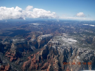 aerial - Page to Flagstaff - Humphries Peak