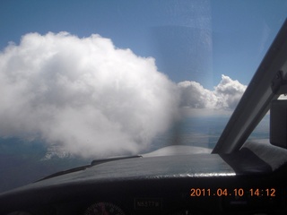 276 7ja. aerial - Sedona to Deer Valley (DVT) - clouds