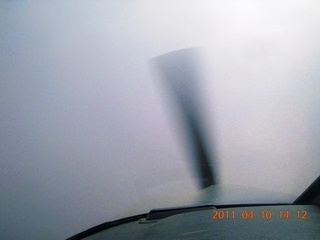 277 7ja. aerial - Sedona to Deer Valley (DVT) - cloud up close
