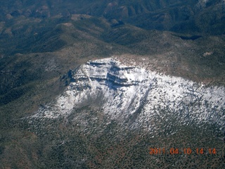278 7ja. aerial - Sedona to Deer Valley (DVT) - snow
