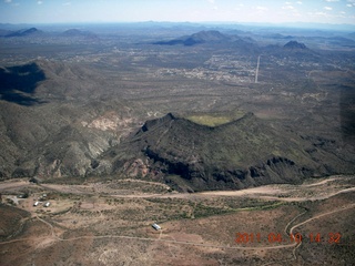 280 7ja. aerial - Sedona to Deer Valley (DVT) - triangular mesa