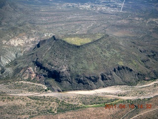 aerial - Sedona to Deer Valley (DVT) - triangular mesa