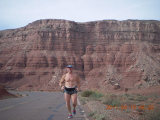 Marble Canyon run - Adam running