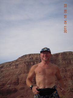 1503 7jg. Marble Canyon run - Adam running