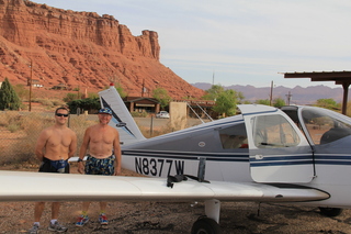 166 7jg. Ruhil's pictures - Marble Canyon - Dave, Adam, and N8377W