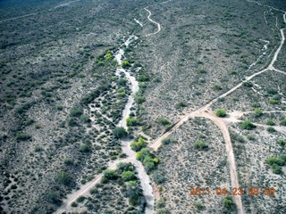 31 7jp. aerial - Vulture Mine airstrip area (running trails)