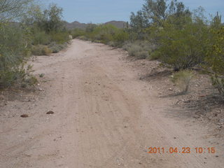 78 7jp. Vulture Mine airstrip run