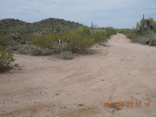 80 7jp. Vulture Mine airstrip run