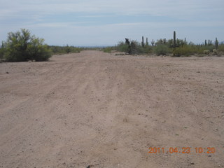82 7jp. Vulture Mine airstrip run