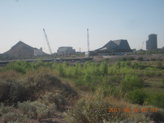 new Tempe Town Lake bridge construction