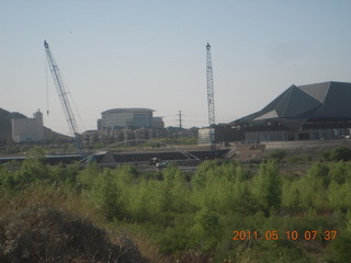 new Tempe Town Lake bridge construction