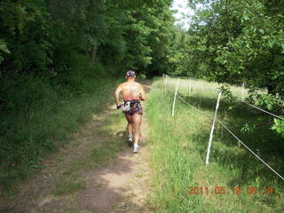 38 7kk. Neunkirchen run - Adam running (back)