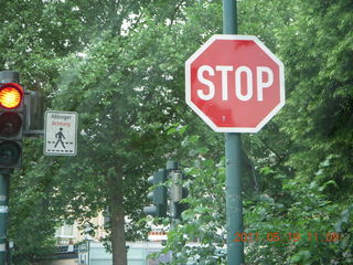 STOP sign in Neunkirchen