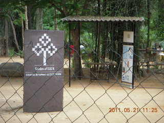 66 7km. India - Auroville sign