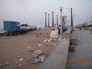 16 7kn. India - Puducherry (Pondicherry) run - Bay of Bengal beach