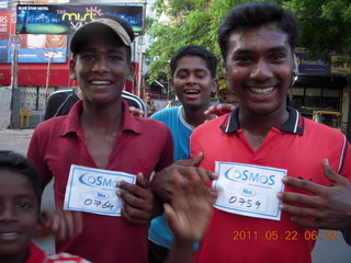 India - Puducherry (Pondicherry) run - other runners (with numbers)