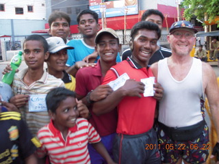 India - Puducherry (Pondicherry) run - other runners (with numbers) + Adam