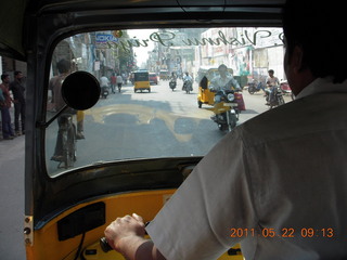 India - auto-rickshaw ride in Puducherry (Pondicherry)