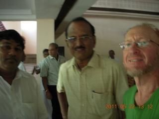 90 7kn. India - wedding location - lunch - Puducherry (Pondicherry) - Randeep's physics professor, his father, and adam