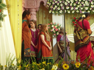 171 7kn. India - Randeep pre-wedding - Julianne and Lydia on stage