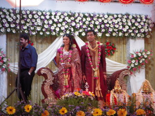 India - Randeep pre-wedding - Lydia doing stuff on stage