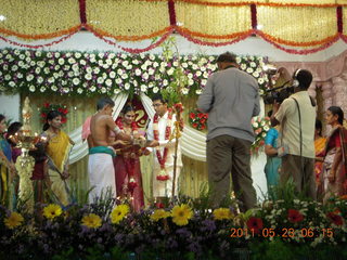 India - Puducherry (Pondicherry) - Randeep's wedding - Adam with forehead dot