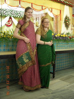 45 7kp. India - Puducherry (Pondicherry) - Randeep's wedding - Julianne, Lydia