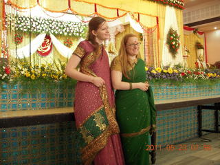 47 7kp. India - Puducherry (Pondicherry) - Randeep's wedding - Julianne, Lydia