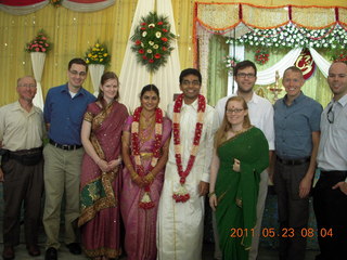 51 7kp. India - Puducherry (Pondicherry) - Randeep's wedding - US Airways group picture