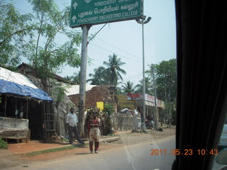 64 7kp. India - Puducherry (Pondicherry) to Mamallapuram