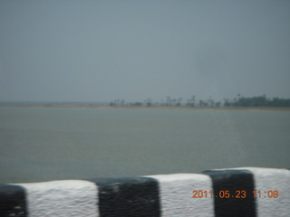 85 7kp. India - Puducherry (Pondicherry) to Mamallapuram - water